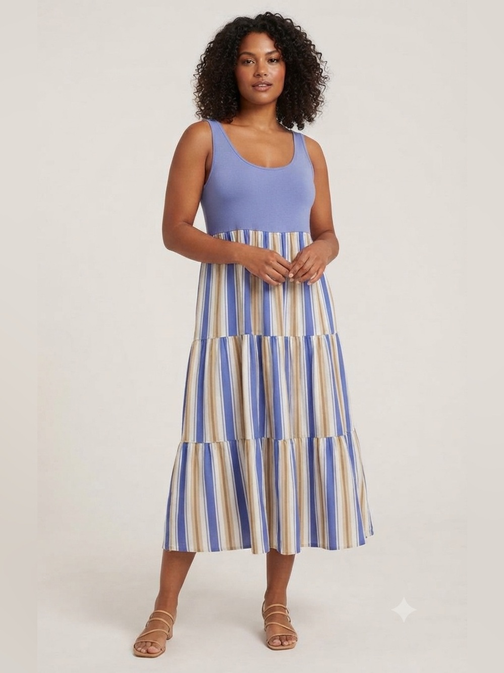 🆕 HIHO Striped Tiered Summer Dress